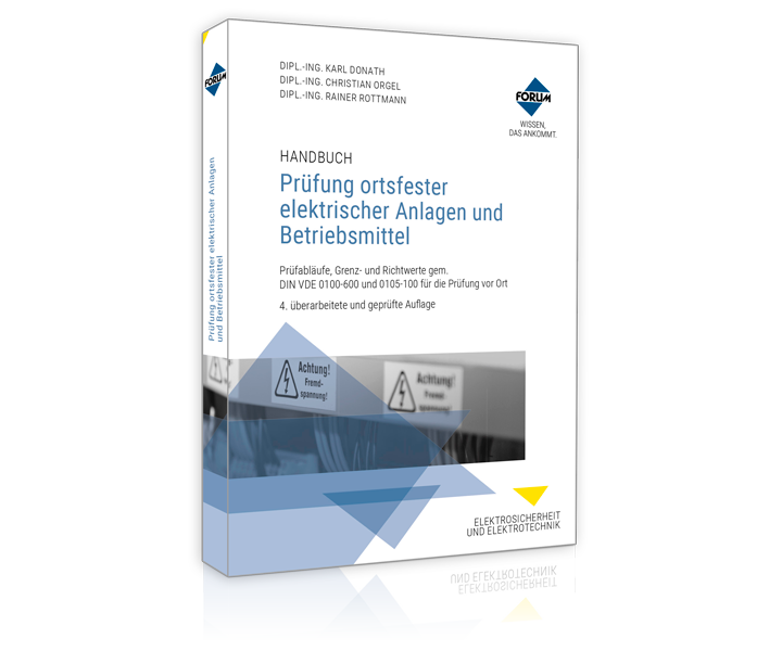 Handbuch Prüfung ortsfester elektrischer Anlagen und Betriebsmittel