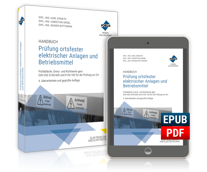 Handbuch Prüfung ortsfester elektrischer Anlagen und Betriebsmittel