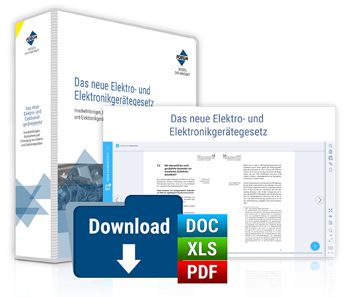 Das neue Elektro- und Elektronikgerätegesetz