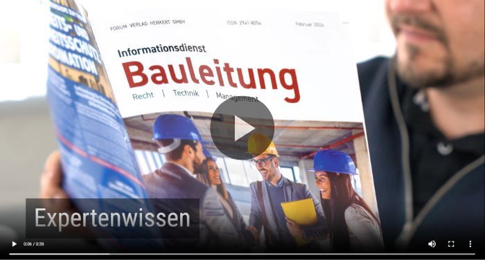 Erklärvideo Informationsdiens Bauleitung