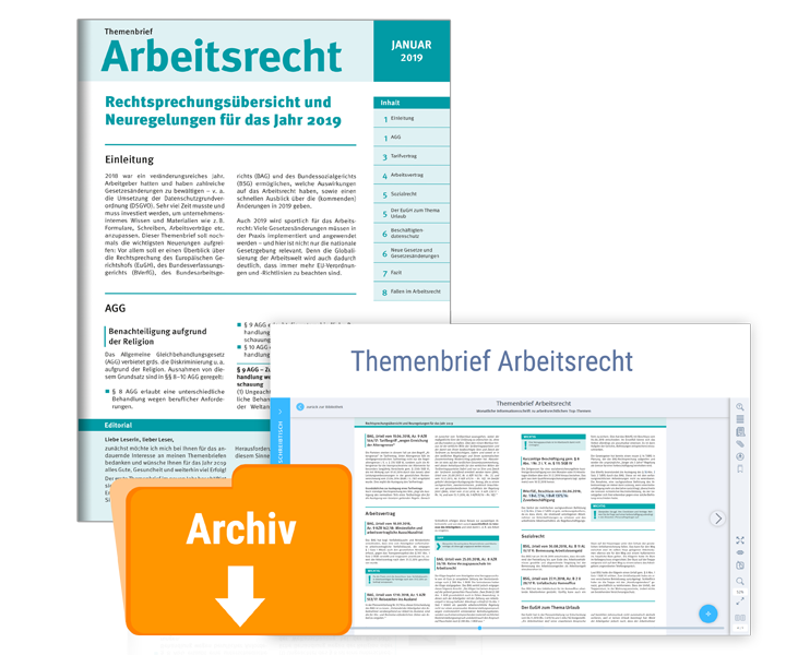 Themenbrief Arbeitsrecht