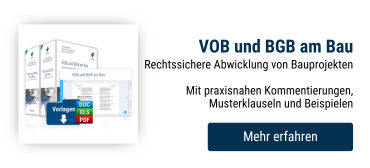 Bau-VOB und BGB am Bau