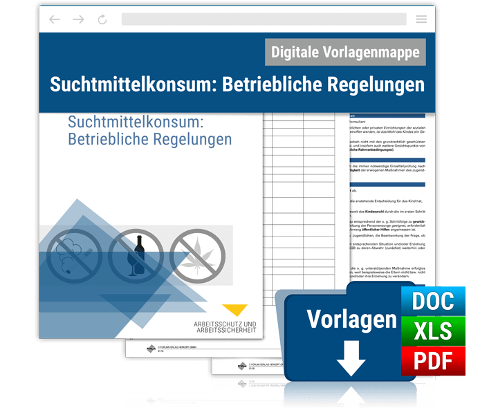 Mitarbeitermerkblatt Suchtmittelkonsum: Betriebliche Regelungen