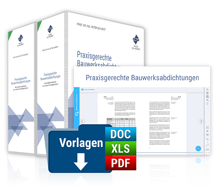 Praxisgerechte Bauwerksabdichtungen