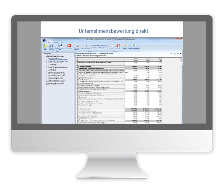 Unternehmensbewertung direkt 