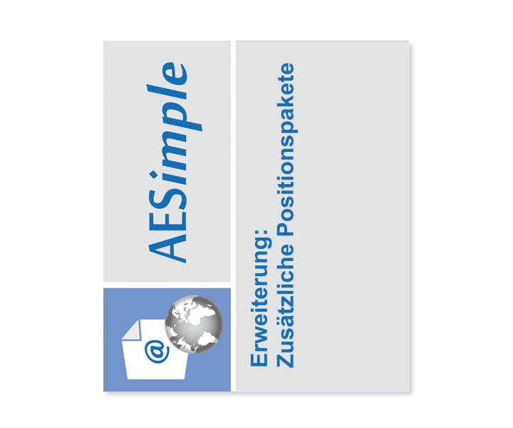 AESimple - Erweiterung: Zusätzliche Positionspakete