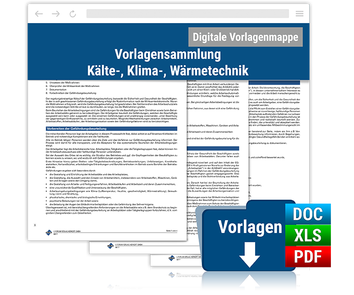 Vorlagensammlung Kälte-, Klima-, Wärmetechnik