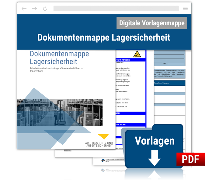 Dokumentenmappe Lagersicherheit