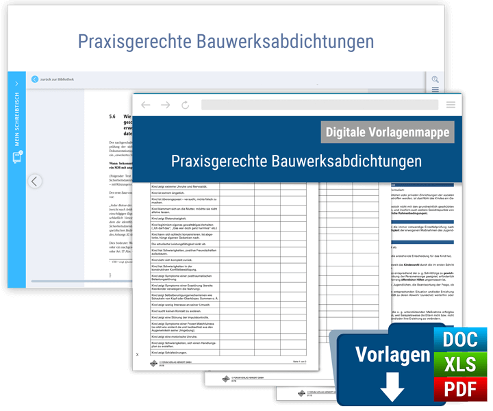 Praxisgerechte Bauwerksabdichtungen