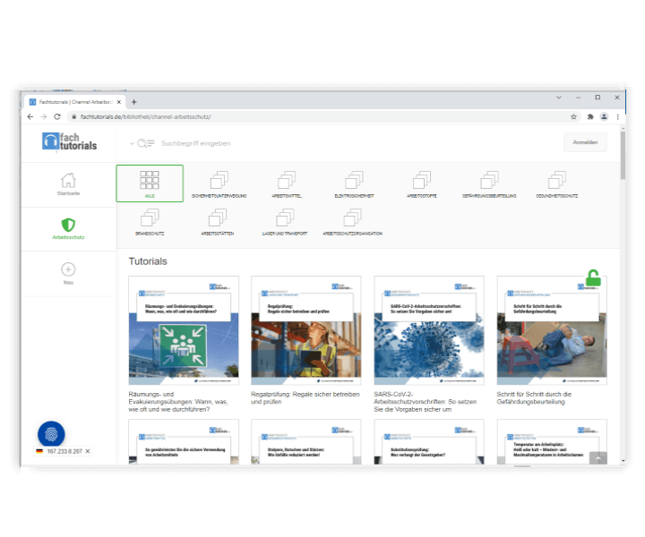 fachtutorials - Channel Arbeitsschutz