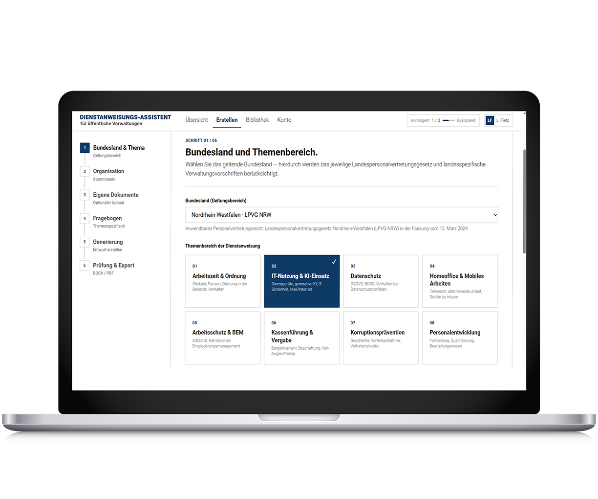 Dienstanweisungs-Assistent