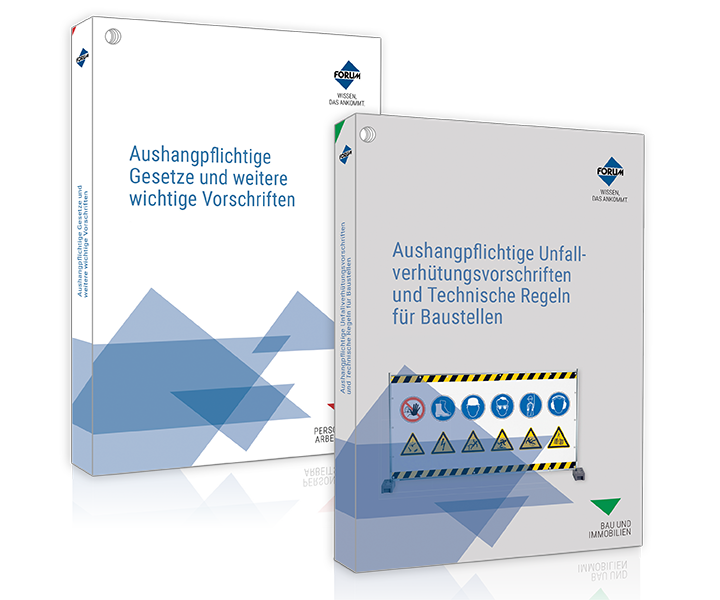 3291a Das Aushangpflichten-Paket für Baustellen