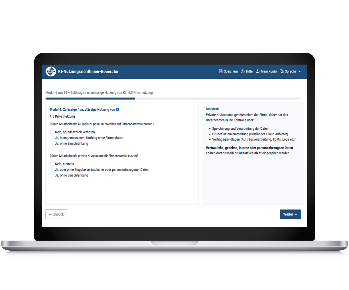 KI Nutzungsrichtlinien Modul 4