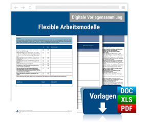 Digitale Vorlagensammlung Flexible Arbeitsmodelle