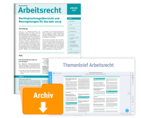 Themenbrief Arbeitsrecht