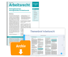 Themenbrief Arbeitsrecht Themenbrief Arbeitsrecht