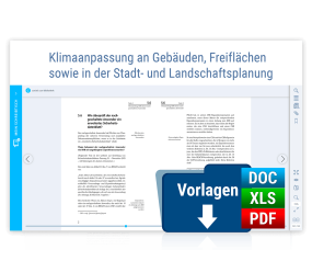 Klimaanpassung an Gebäuden, Freiflächen sowie in der Stadt- und Landschaftsplanung