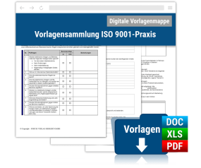 Vorlagensammlung ISO 9001-Praxis Vorlagensammlung ISO 9001-Praxis