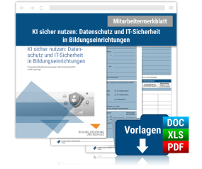 KI sicher nutzen: Datenschutz und IT-Sicherheit in Bildungseinrichtungen