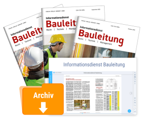 Informationsdienst Bauleitung Informationsdienst Bauleitung