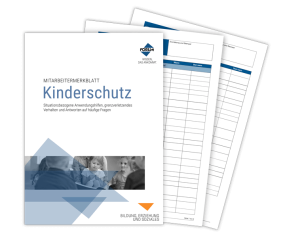Mitarbeitermerkblatt Kinderschutz Mitarbeitermerkblatt Kinderschutz